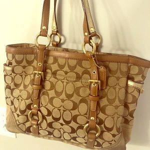 Coach Tan Shoulder Tote